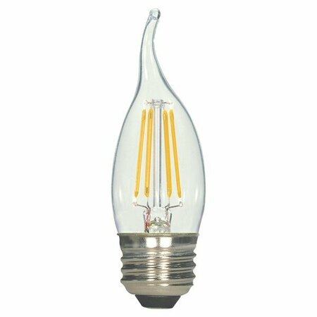 SATCO Bulb LED 4.5w Flame Clear Med S8610